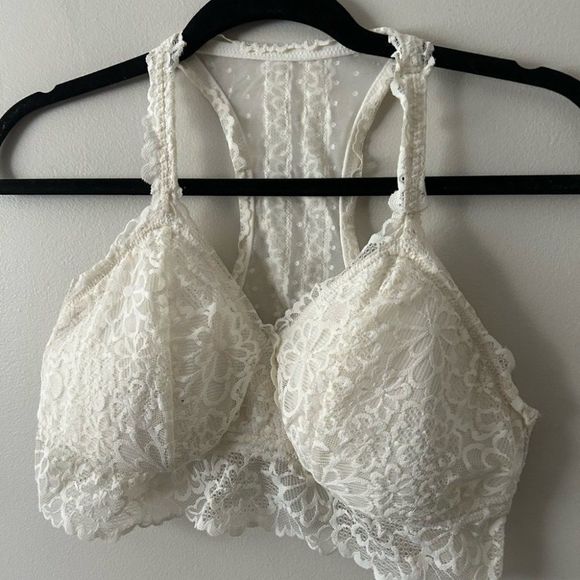 Aerie white lace bralette Xl - Picture 3 of 6